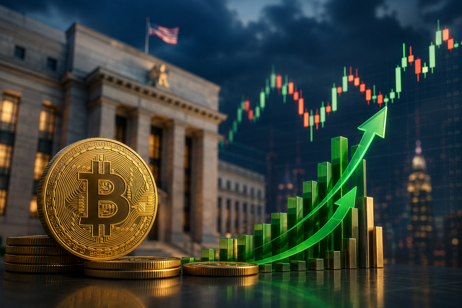 ข่าวสาร cryptocurrency: วันศุกร์ที่ 31 กรกฎาคม 2026 — บิตคอยน์รักษาอยู่ที่ 64,000 ดอลลาร์หลังจากการพักดอกเบี้ยของ FRS และเงินทุนกลับคืนสู่ ETF แบบสปอต