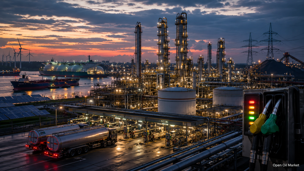 ตลาดพลังงานทั่วโลก 11 กรกฎาคม 2026 — โรงกลั่นน้ำมัน, เรือบรรทุก, LNG, VIE และไฟฟ้า