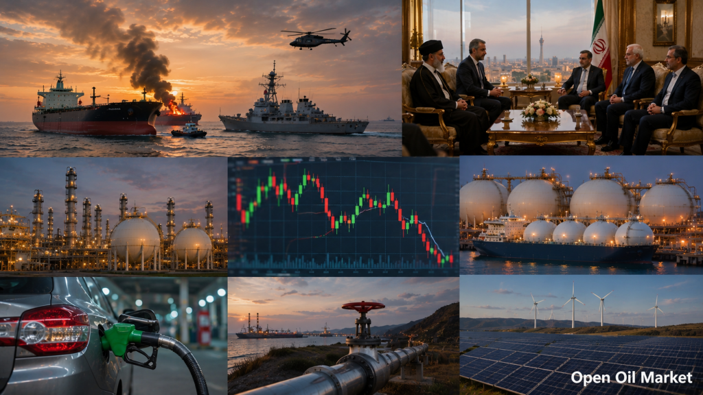 ข่าวน้ำมันและก๊าซและพลังงาน — วันจันทร์ที่ 27 กรกฎาคม 2026: Brent, ก๊าซ TTF, OPEC+, KTK, ถ่านหินและพลังงานทดแทน