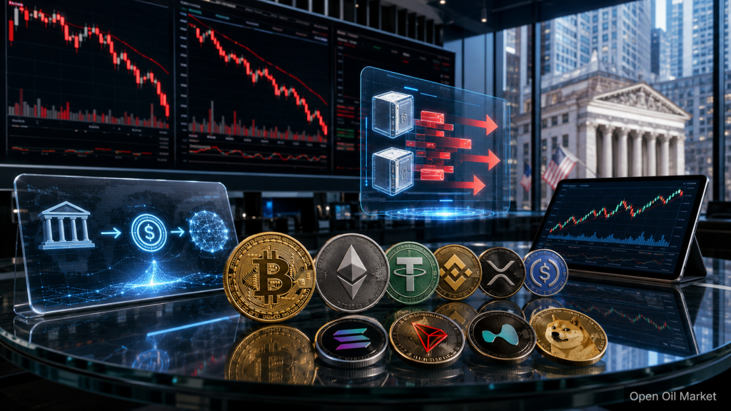 ข่าวสารสกุลเงินดิจิทัล 1 มิถุนายน 2026, Bitcoin และ Ethereum ในบริบทของแผนภูมิการซื้อขาย, การไหลออกจาก ETF, stablecoins และ 10 สกุลเงินดิจิทัลชั้นนำ