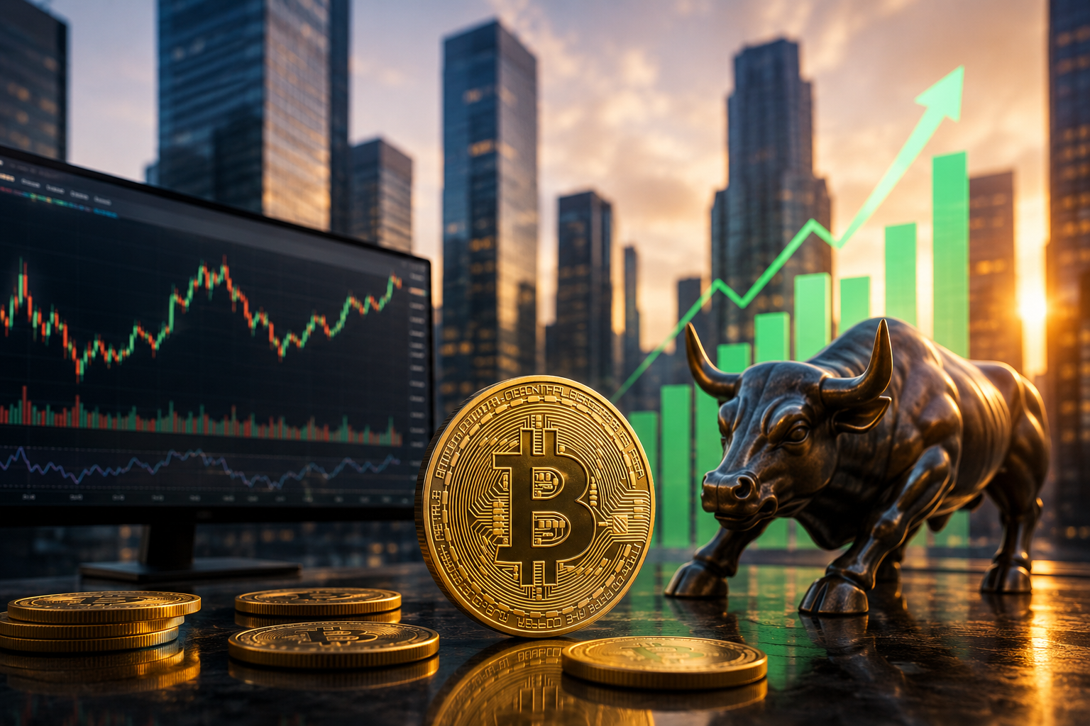 ข่าวสารสกุลเงินดิจิทัล: วันเสาร์ที่ 1 สิงหาคม 2026 — ตลาดเสร็จสิ้นเดือนที่ดีที่สุดในปี บิทคอยน์รวมตัวที่ $64,000 หลังจากการชะลอของเฟด