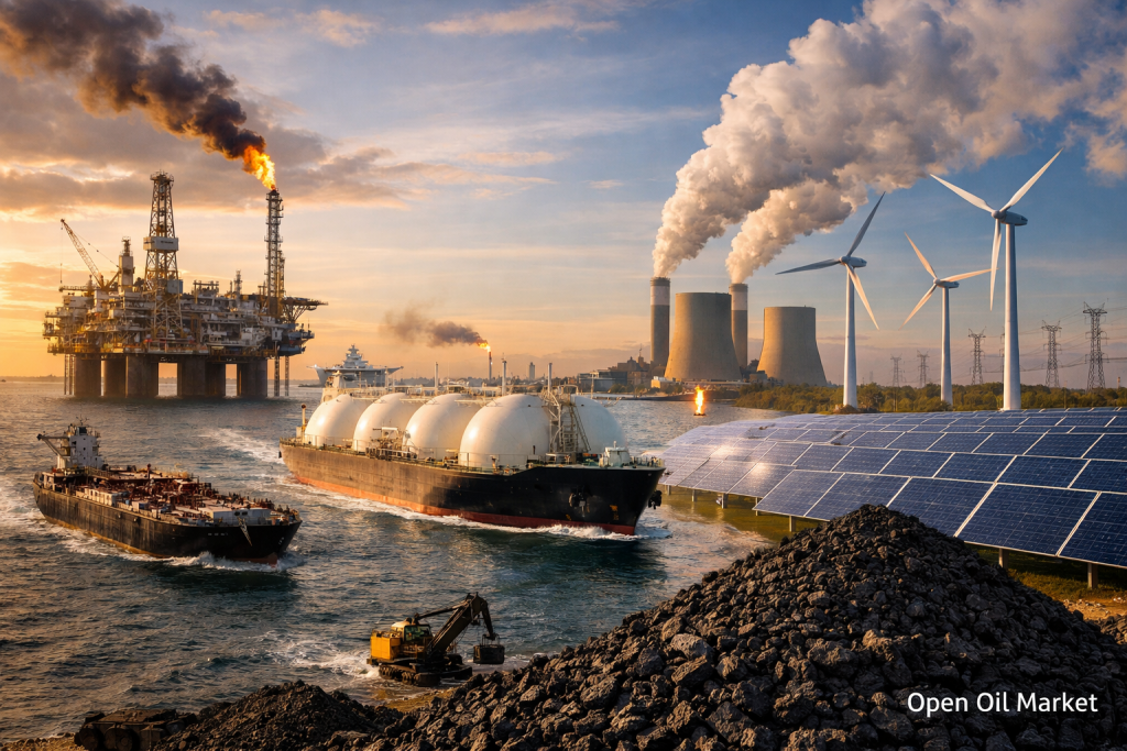 ตลาดพลังงานระดับโลก 6 เมษายน 2026: ช็อกน้ำมัน, LNG และสมดุลพลังงาน