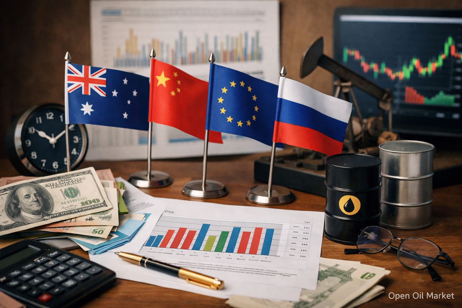 เหตุการณ์ทางเศรษฐกิจและรายงานบริษัท — วันที่ 4 มีนาคม 2026 S&P 500, Euro Stoxx 50, Nikkei 225 และ MOEX