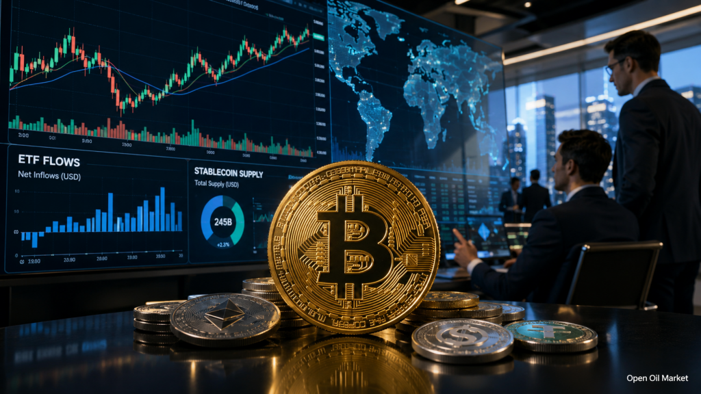 ตลาดสกุลเงินดิจิทัลทั่วโลก 14 มิถุนายน 2026: Bitcoin, Ethereum, ETF, Stablecoin และ 10 สินทรัพย์ดิจิทัลชั้นนำ