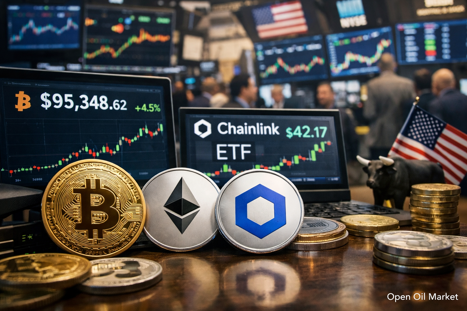 ข่าวสารสกุลเงินดิจิทัล, วันพฤหัสบดีที่ 15 มกราคม 2026 Chainlink-ETF เดินหน้าทำการซื้อขายบน NYSE