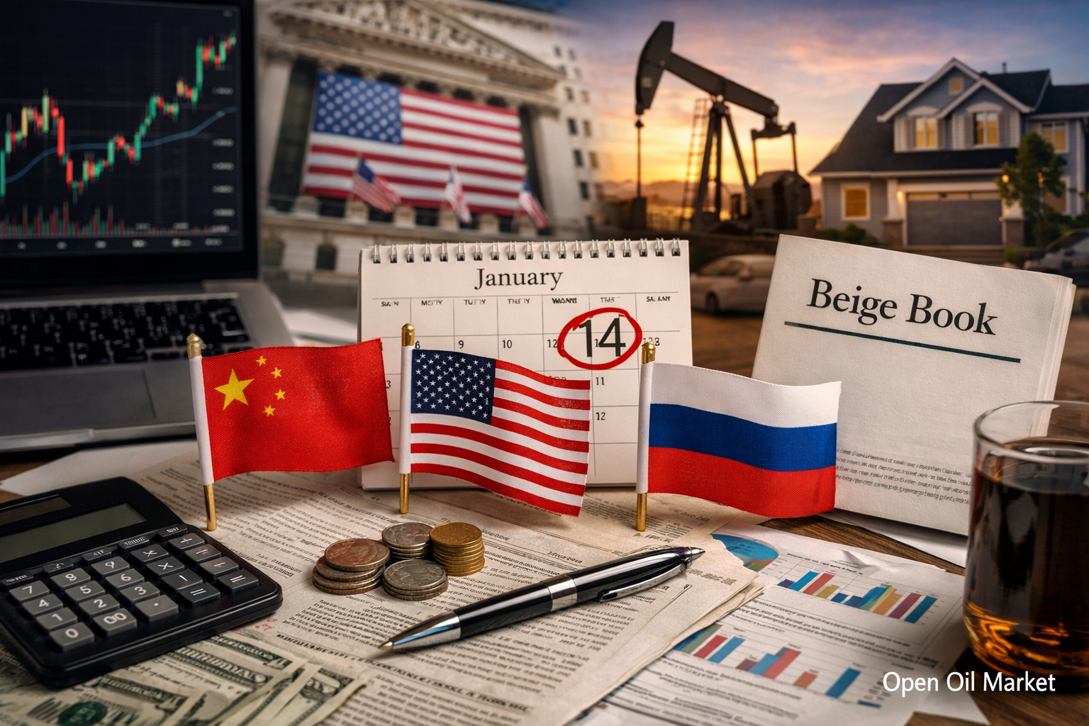 เหตุการณ์ทางเศรษฐกิจและรายงานทางการเงิน — วันพุธที่ 14 มกราคม 2026: PPI สหรัฐ, การขายปลีก และรายงานธนาคาร