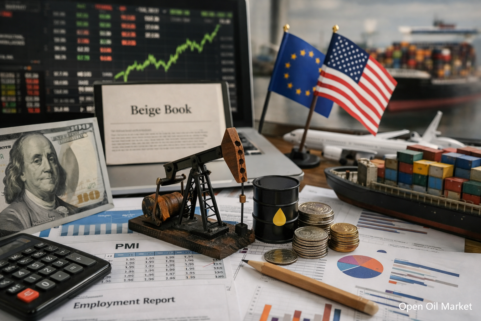 เหตุการณ์ทางเศรษฐกิจและรายงานบริษัทประจำสัปดาห์ 2–6 มีนาคม 2569: PMI, อัตราเงินเฟ้อในยูโรโซน, ADP และ Nonfarm Payrolls