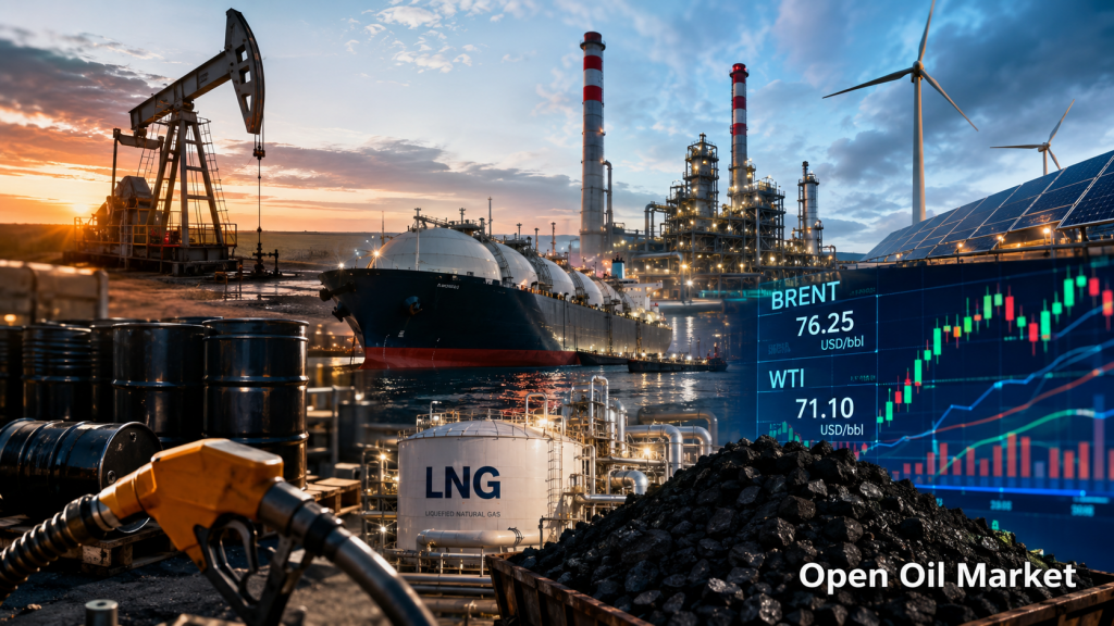 ข่าวน้ำมันและพลังงาน 12 กรกฎาคม 2026 - ดีเซล, โรงกลั่นน้ำมัน, LNG และตลาดน้ำมันโลก