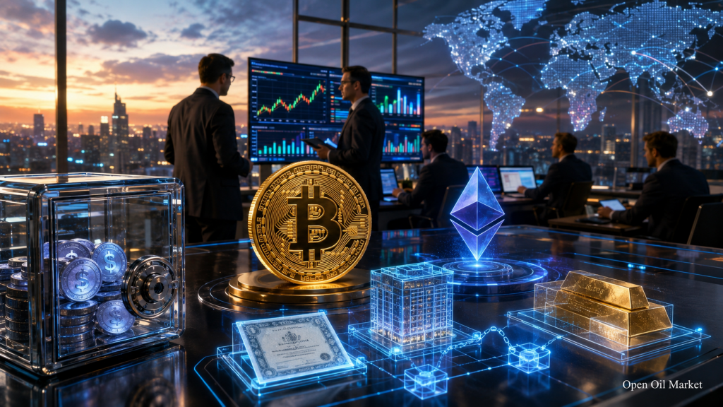 ตลาด cryptocurrency ระดับโลก 17 กรกฎาคม 2026: Bitcoin, Ethereum, ETF, stablecoins, กฎระเบียบและการ tokenize สินทรัพย์จริง